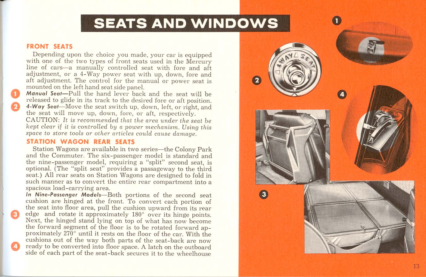 1961 Mercury Owners Manual Page 28